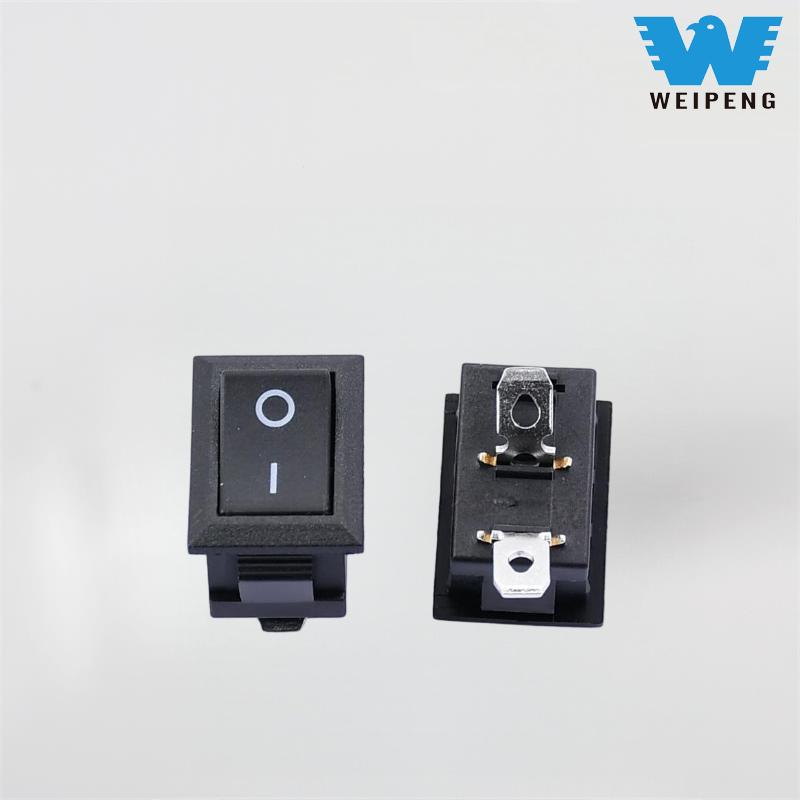 Kcd115*21mm Eğimli İki Konumlu Basmalı Anahtar, Bükülmüş Ayaklı