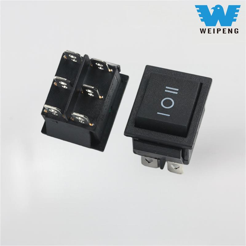 KCD4 Siyah Basmalı Anahtar 31*25mm 16A 250V