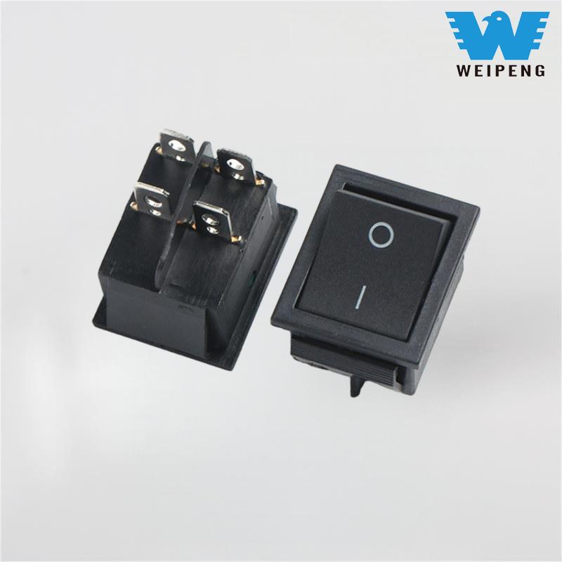 Kcd4 Tekne Tipi Basmalı Anahtar 2 Pozisyonlu Dört Terminalli