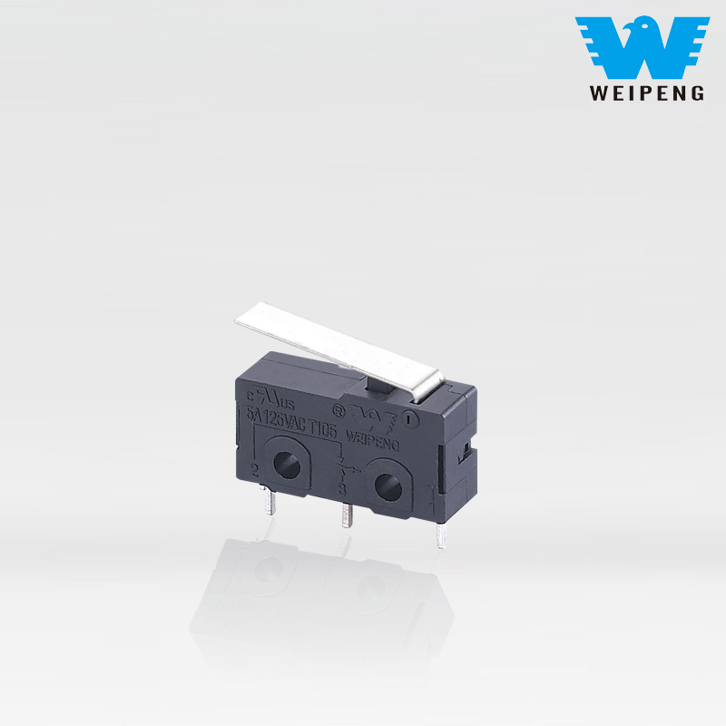 Weipeng 3-Pin 5A 25t125 Espresso Makinesi için Düz Şaftlı Mikro Anahtar